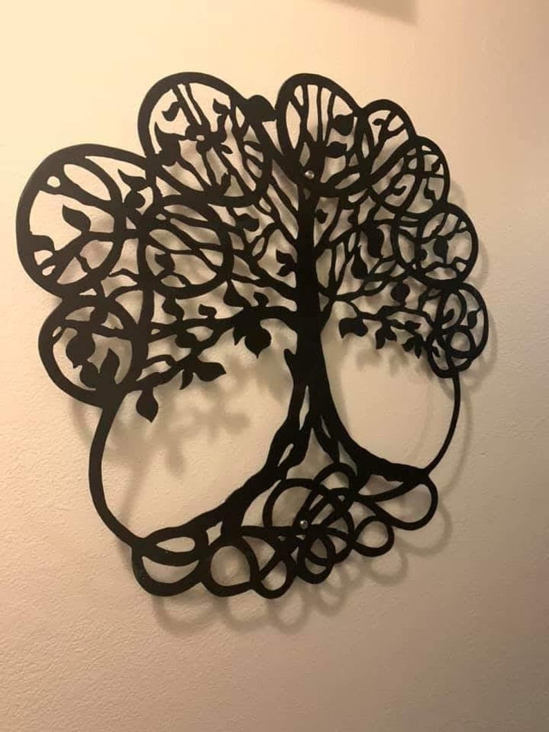 Metal Wall Decor Tree of Life Indoor Outdoor Large Tree ETSY Etsy