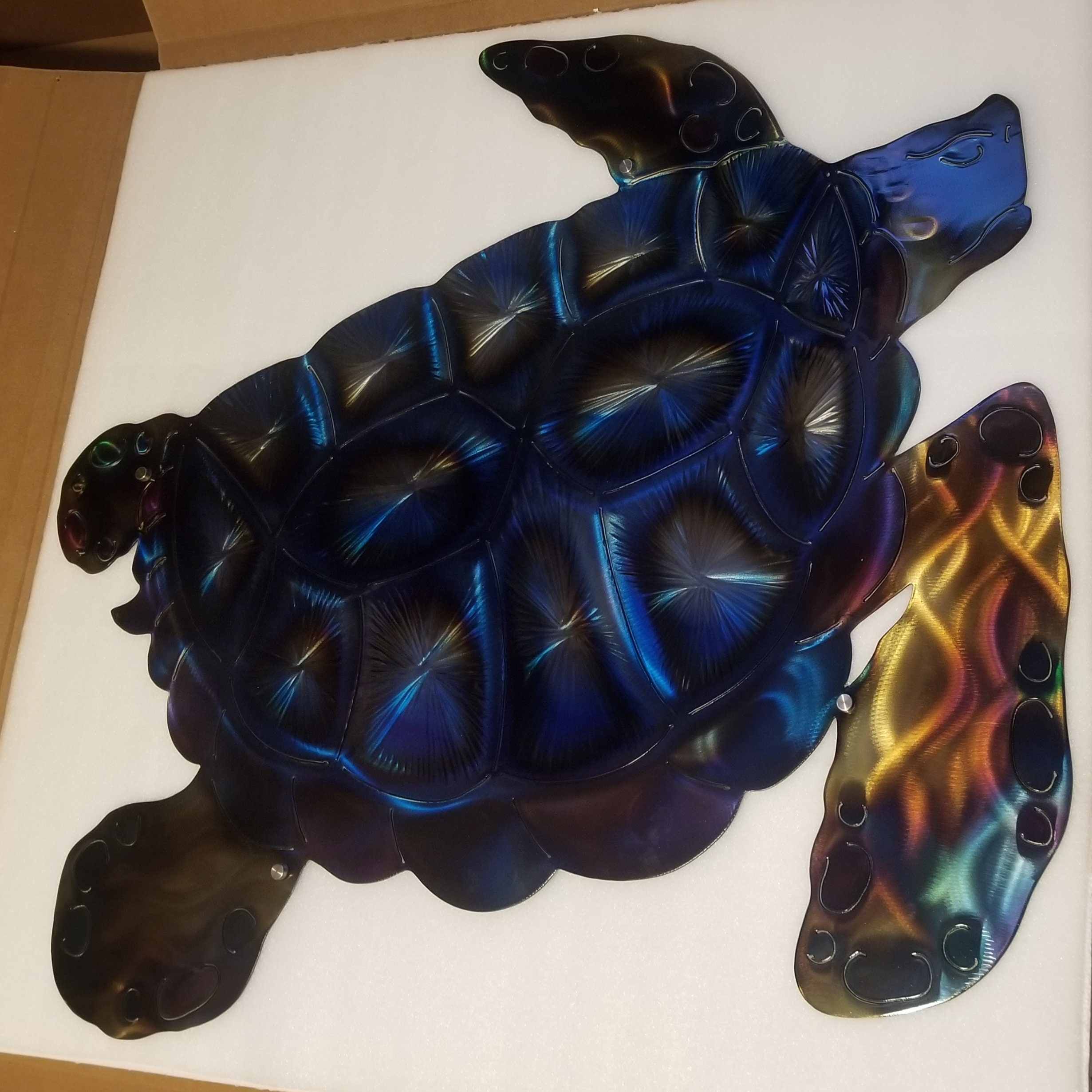 Metal Wall Decor Turtle Wall Art Home Decor Indoor Outdoor Etsy