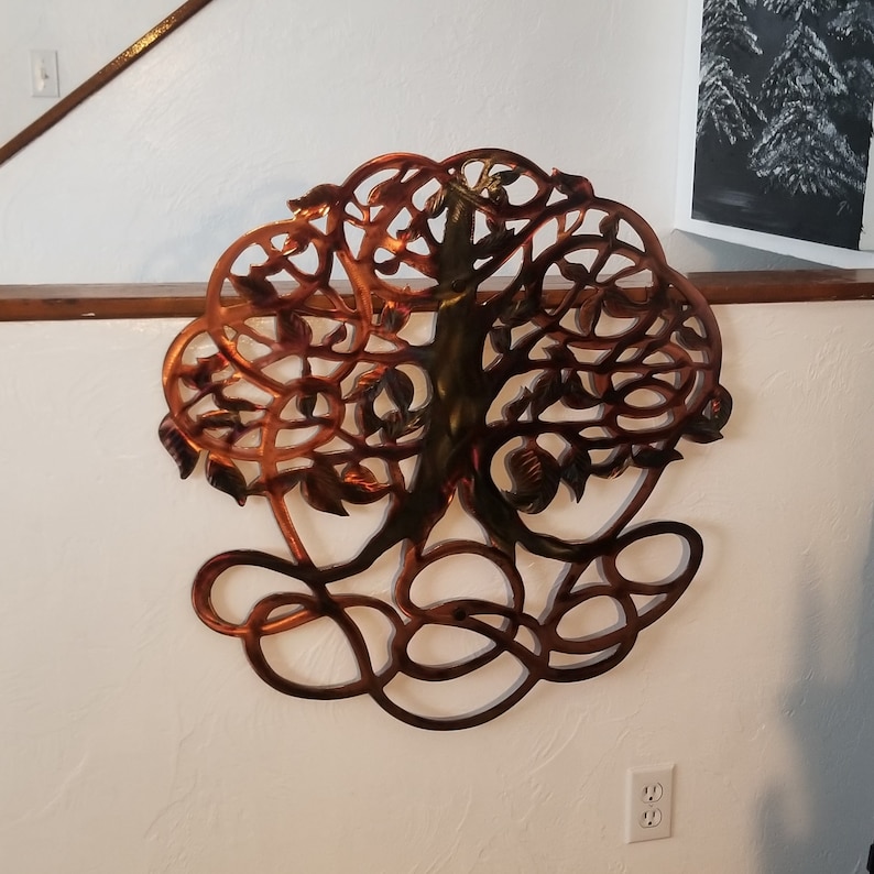 Metal Wall Decor Tree of Life Indoor Outdoor Large Tree ETSY Etsy
