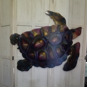 Wall decor turtle home decor unique Metal wall art Home Office Decoration, Wildlife Lover Gift, Wall Hangings sculpture indoor outdoor art