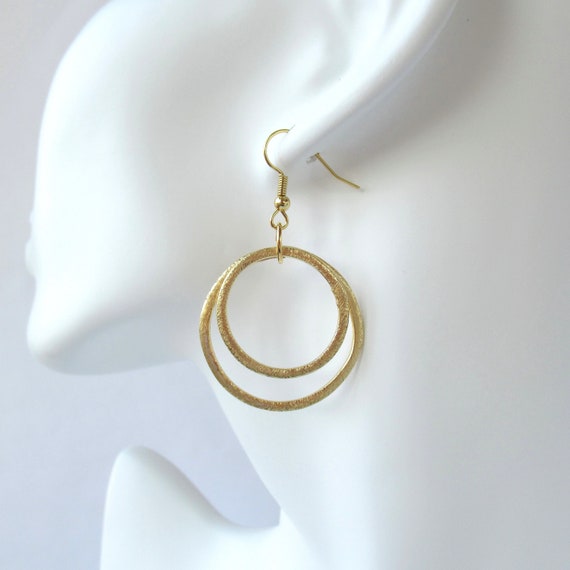 Concentric circle earrings best sale