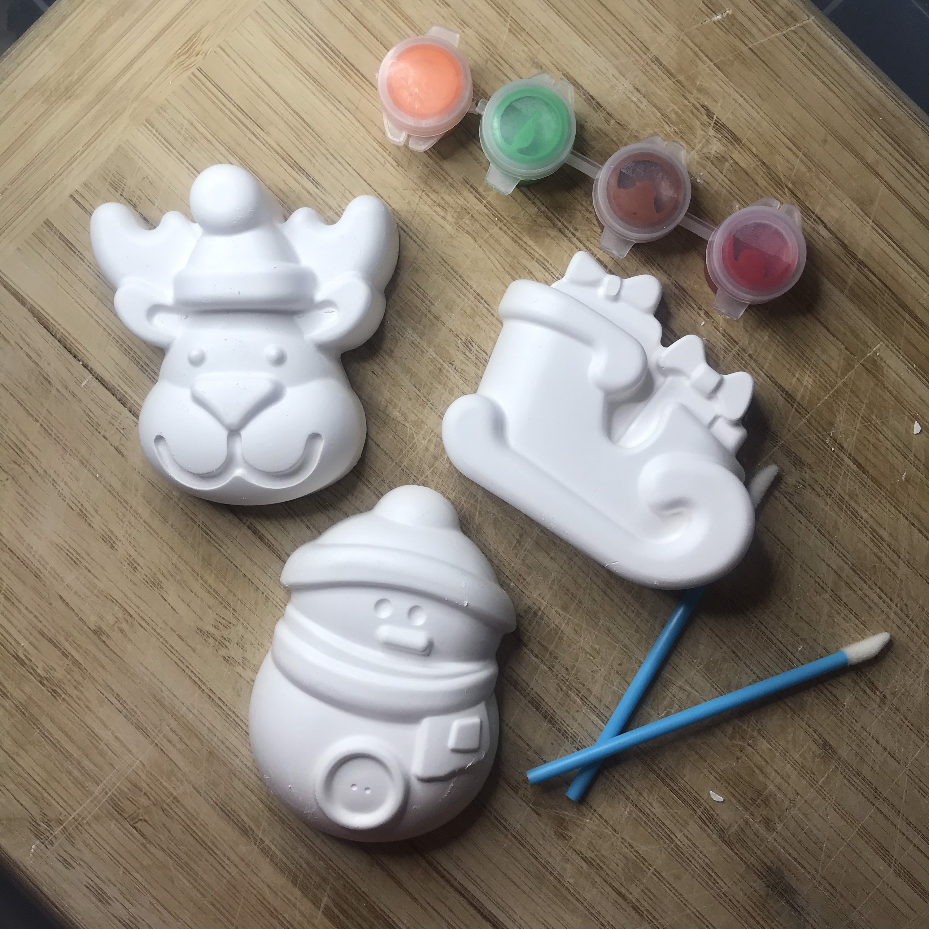 Paint your own Large christmas ornaments for kids or adults Etsy