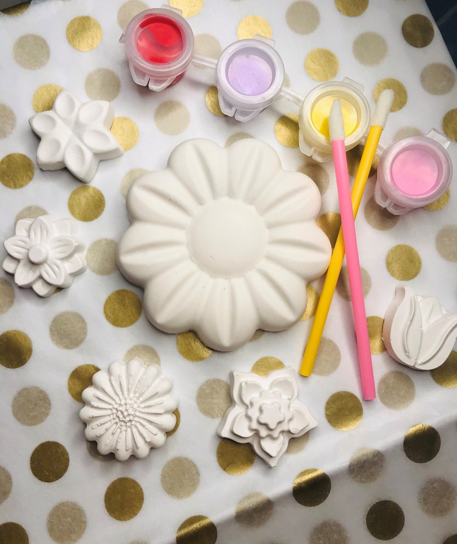 Paint Your Own Flower Assortment Flower Box Flowers Flower Etsy