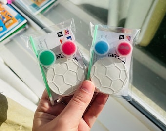 Paint Your Own Football Party Favors: Kids Birthday Craft Kit