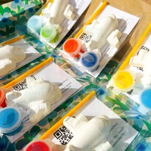 Airplane Paint Kit Party bags - Transport Birthday Theme - Aircraft - Party Bag Fillers - Kids Birthday - Party Bag Fillers