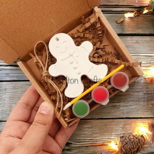 DIY Christmas Ornament Paint Kit, Kids Party Favors