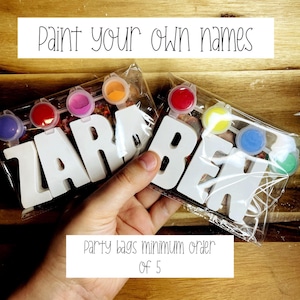 Paint your own Name Craft Kit for Kids - Boxed or Bagged - Personalised Gift | Wedding Favour - Easter Gifts for Kids | Valentines Gifts
