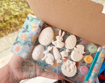 Small Easter Inspired Craft Paint Kit for Kids - Easter gifts - Easter Activity - Easter Treats & Decorations - Easter Gifts for Kids