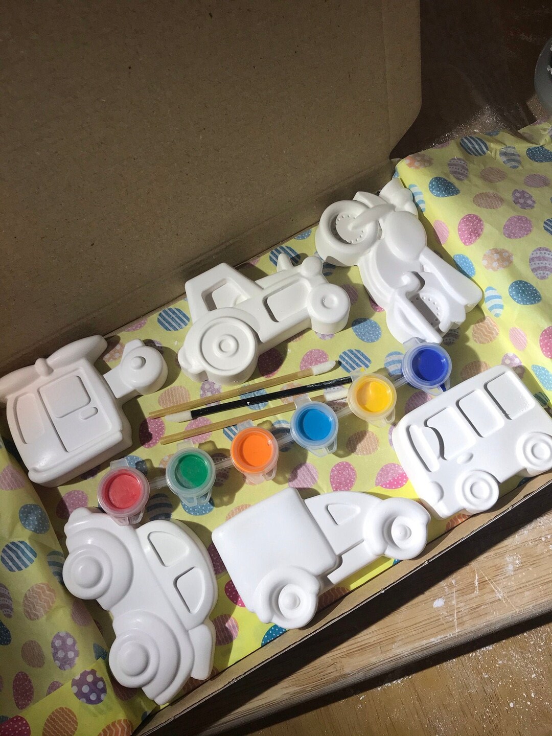Paint Your Own Vehicle Craft Kit With Paints and Etsy