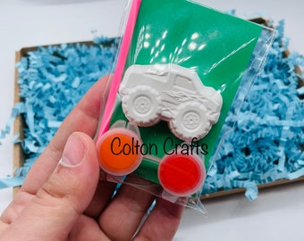 Monster Truck DIY Paint Party Favor Kit: Kids Craft Activity