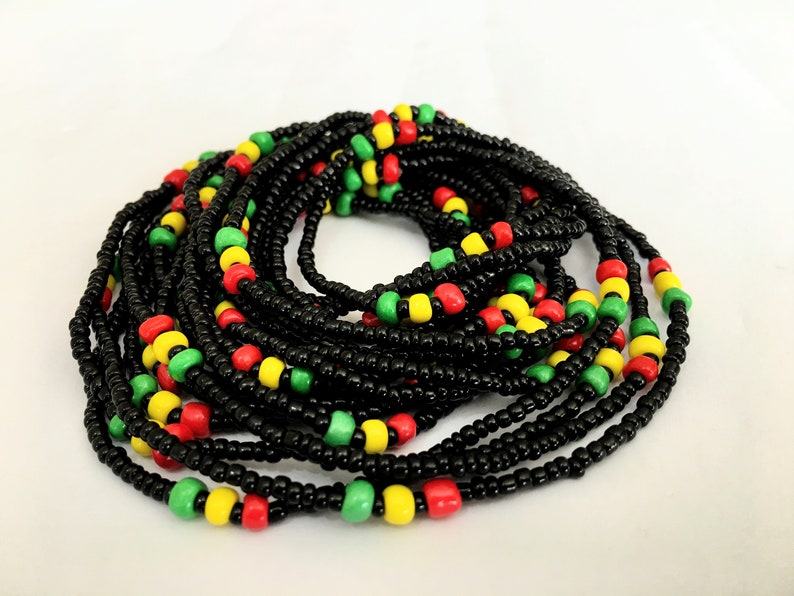 Tie on Waist Beads African Waistbeads Tribal Jewelry Belly Etsy