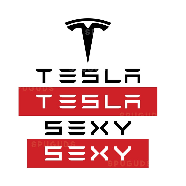 Download Tesla Logo Sexy Shirt Svg Pdf Ai Eps Files Cricut Cameo ...