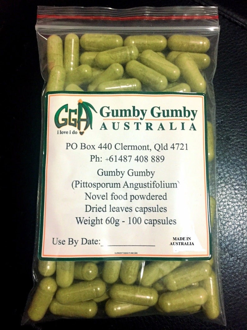 100 Gumby Gumby Capsules 100 Pittosporum Angustifolium cool Etsy