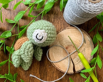 Crochet Digital Baby Turtle Pattern
