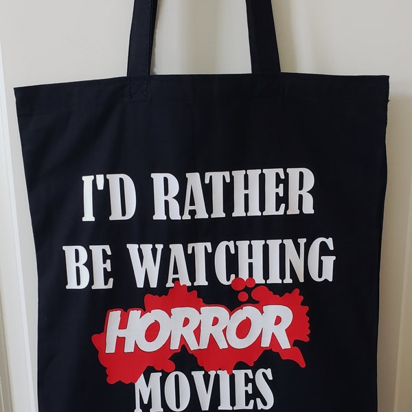 thumbnail image 2 of Horror Movie Tote Bag  2 of 11
