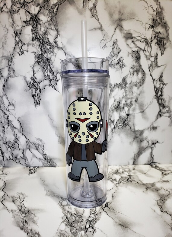 Jason Voorhees Tumblerfriday the 13th Cuphorror Movie16oz Etsy