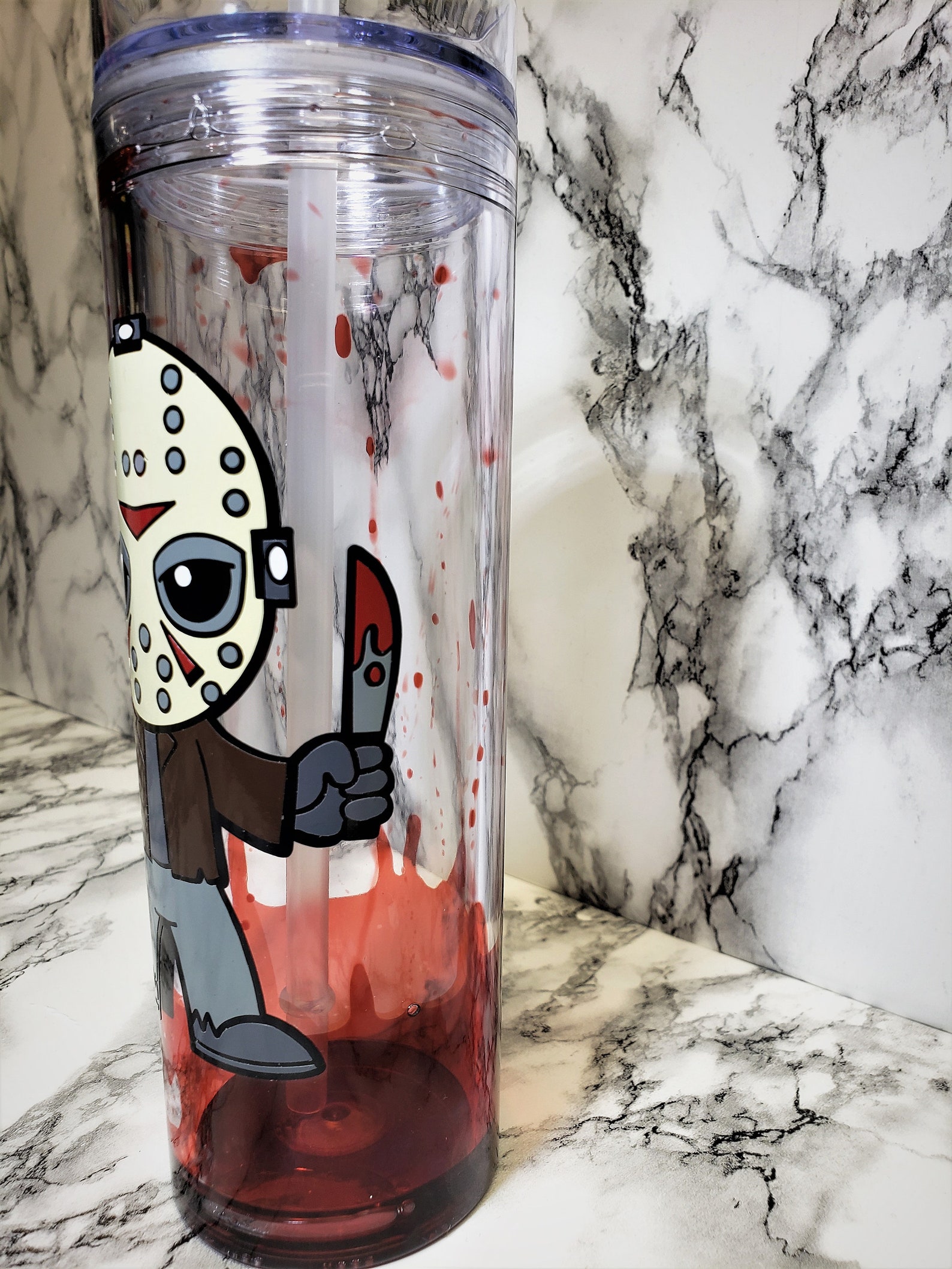 Jason Voorhees TumblerFriday the 13th CupHorror Movie16oz Etsy