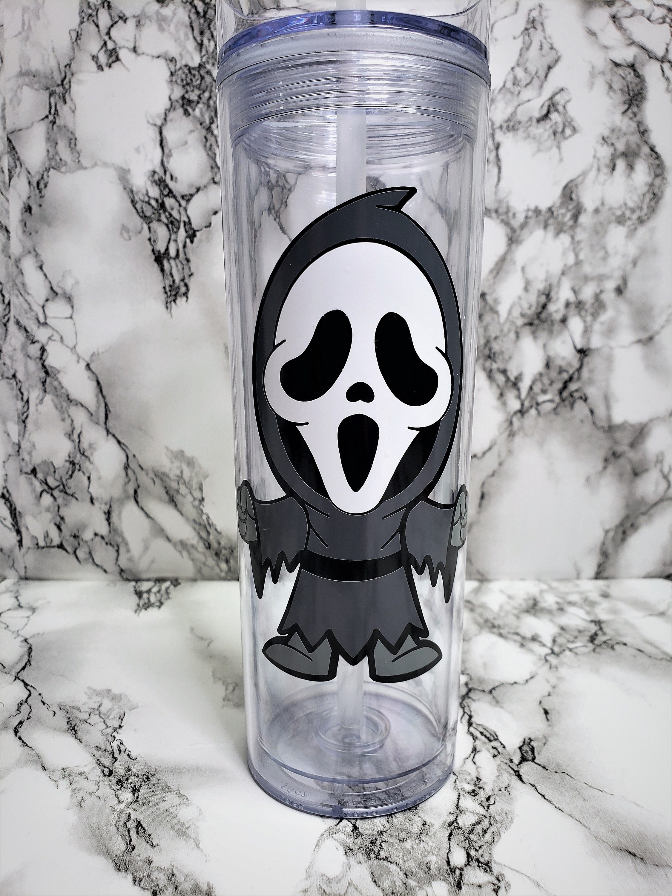 Ghostface TumblerScream CupHorror Movie16oz Travel Cup Etsy