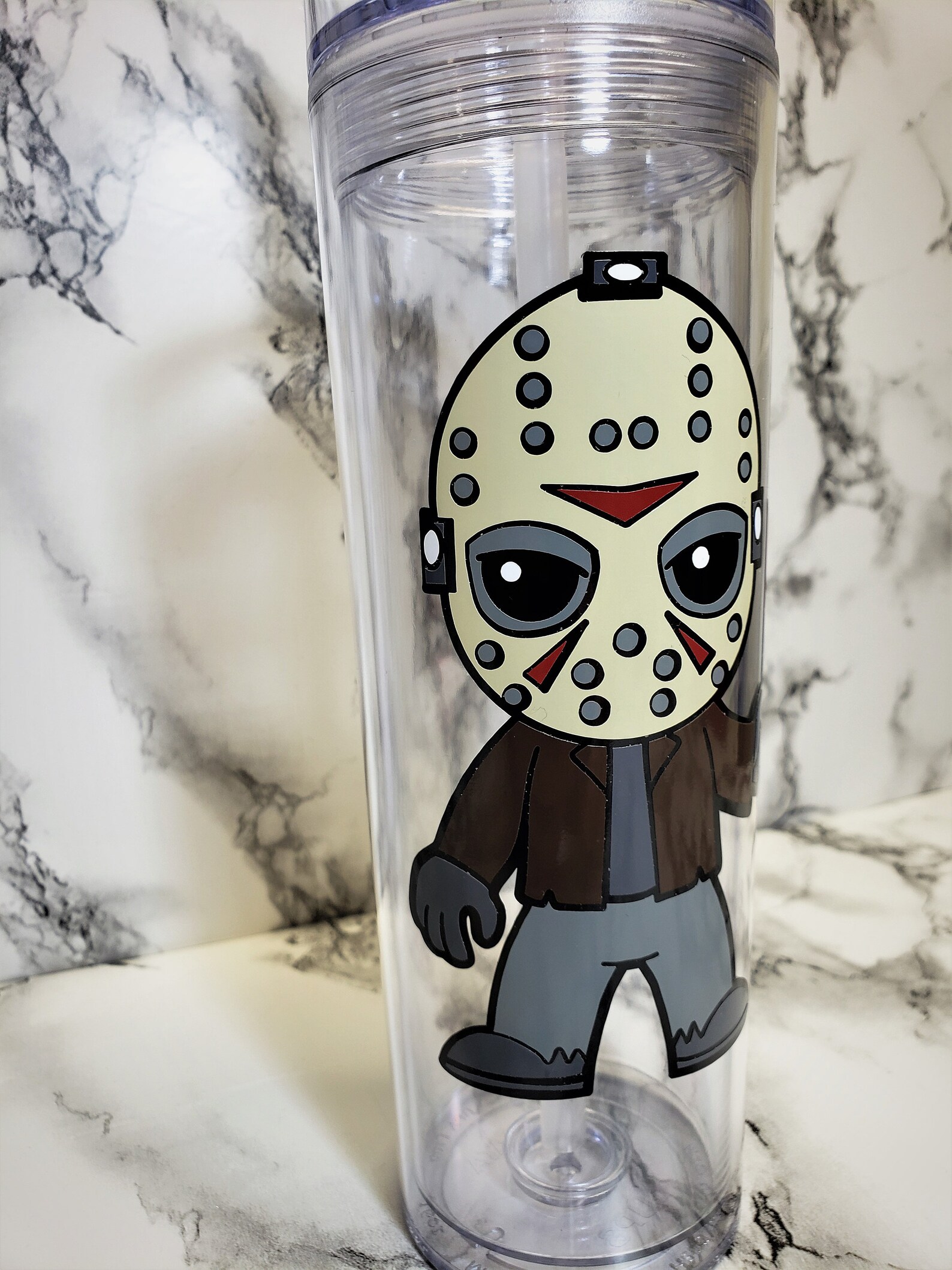 Jason Voorhees Tumblerfriday the 13th Cuphorror Movie16oz Etsy
