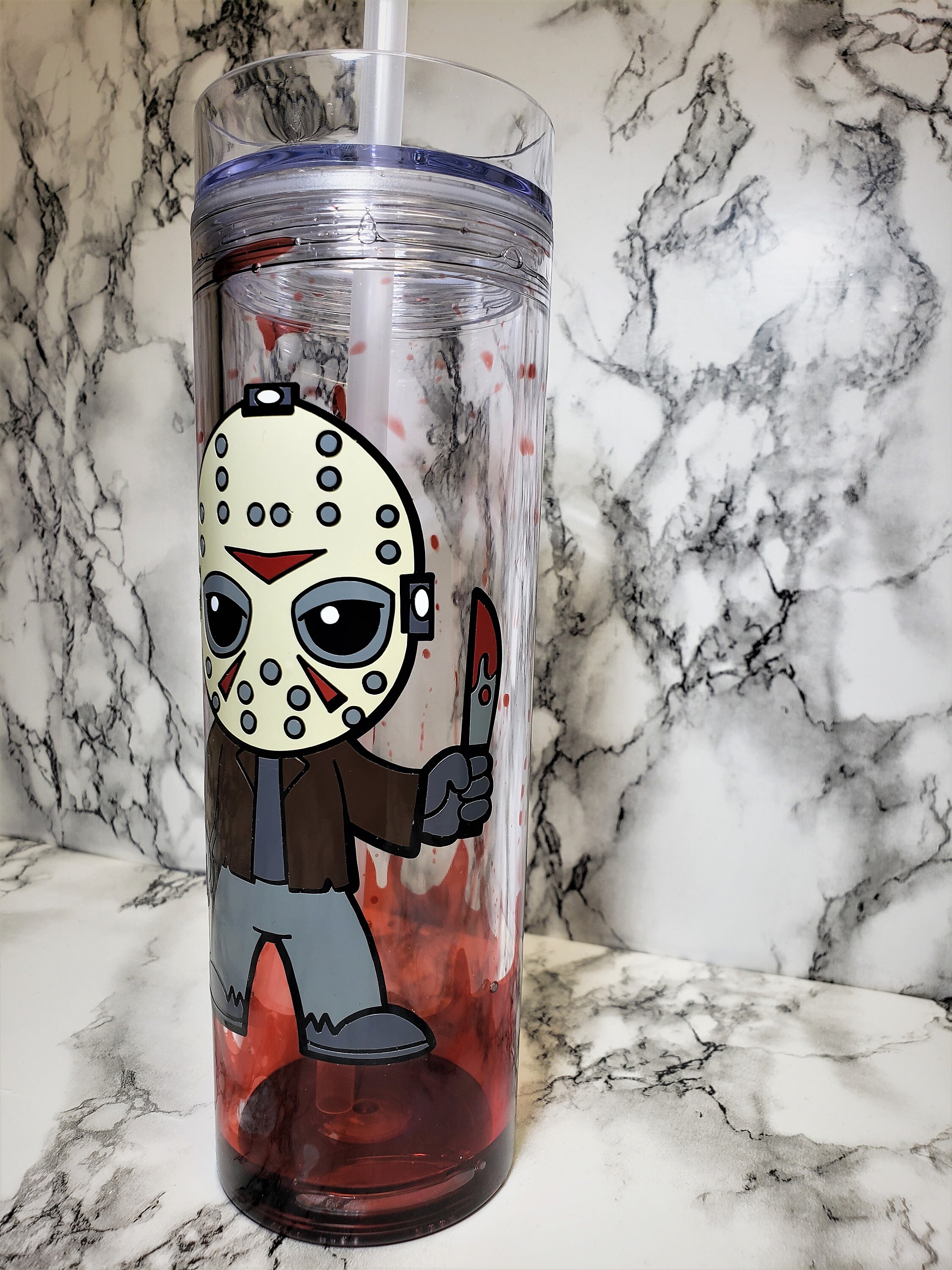 Jason Voorhees Tumblerfriday the 13th Cuphorror Movie16oz Etsy