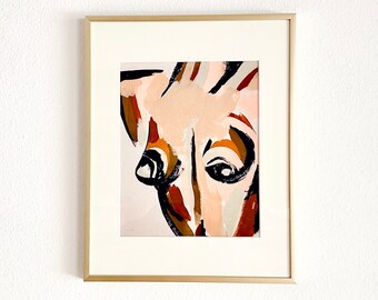 Mancini Resting Female Nude Impasto Bed Painting Large Canvas Art Print