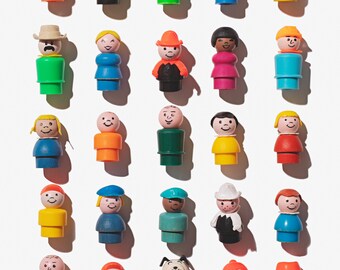 retro little people