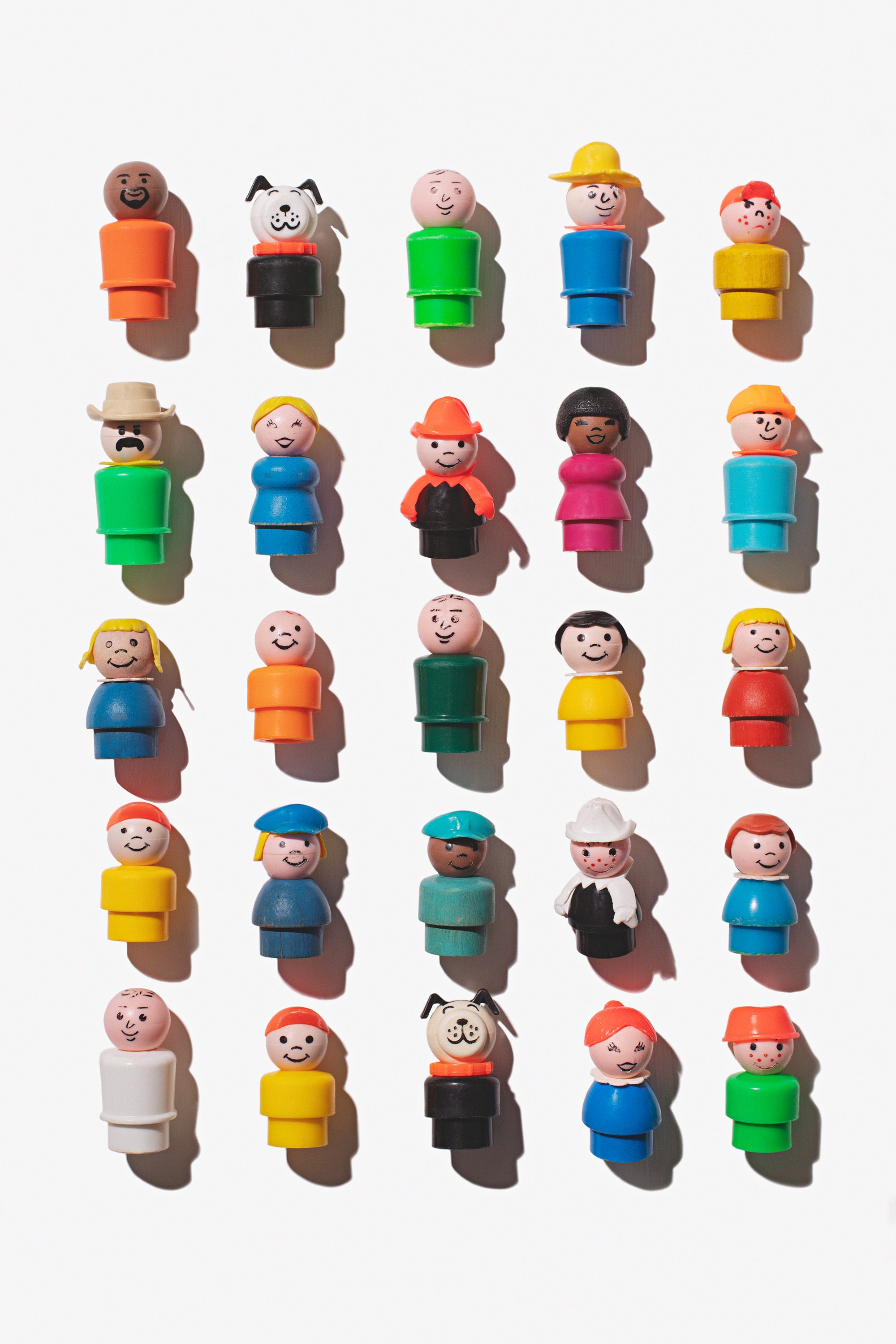 Little People Photographic print, Childhood Stories, Vintage decor, Nostalgia, Retro toys, Retro prints, Children's decor