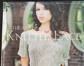 Book, The Art of Knitted Lace, How-To Patterns, by Potter Craft.  176 pages