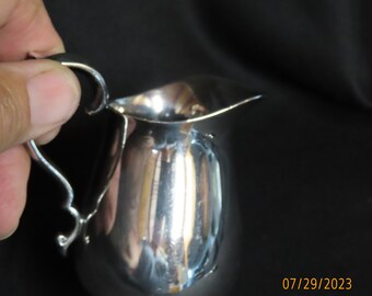 Mini Reed & Barton Mini Indv. Creamer, Shelf Sitter, Silverplate