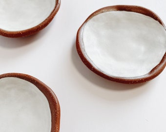 organic handmade ring dish or salt bowl