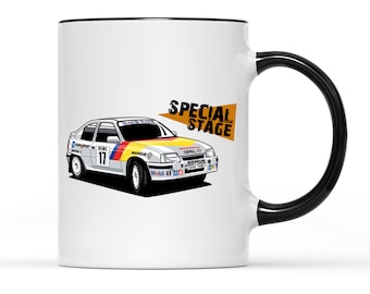 Special Stage Vauxhall Astra Mug - Custom Design Mug, Personalised Photo mug, Rally mug, Logo Mug, Funny gift, Birthday, Anniversary