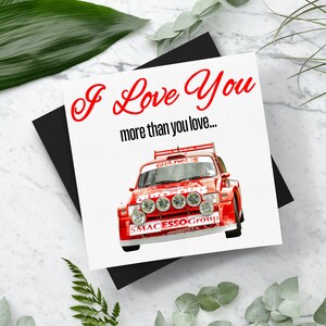 Eu te amo mais do que Autoplas Metro 6R4 Cartão de Dia dos Namorados com Envelope - Cartão Quadrado (148mm x 148mm) - Cartões de Dia dos Namorados Presentes