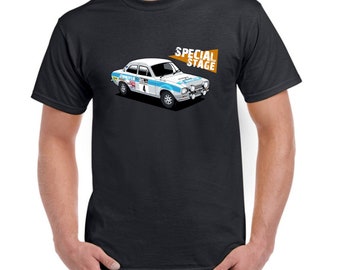 Special Stage Escort MK1 T Shirt - Special Stage Rally TV, Rallying Gift, Funny Gift, Birthday, Anniversary, Present