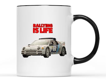 Rallying Is Life RS200 Mug - Custom Design Mug, Personalised Photo mug, Rally mug, Logo Mug, Funny gift, Birthday, Anniversary