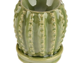 Mini Cactus Ceramic Wax Melt Burner, Mini Cactus Ceramic Oil Burner,Oil Burner, Wax Melter