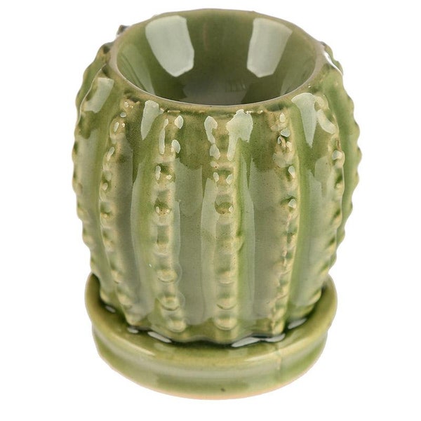 Mini Cactus Ceramic Wax Melt Burner, Mini Cactus Ceramic Oil Burner,Oil Burner, Wax Melter