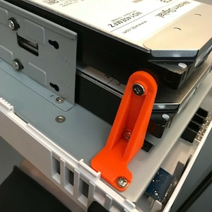 Hard drive support bracket mount adapter for Synology NAS