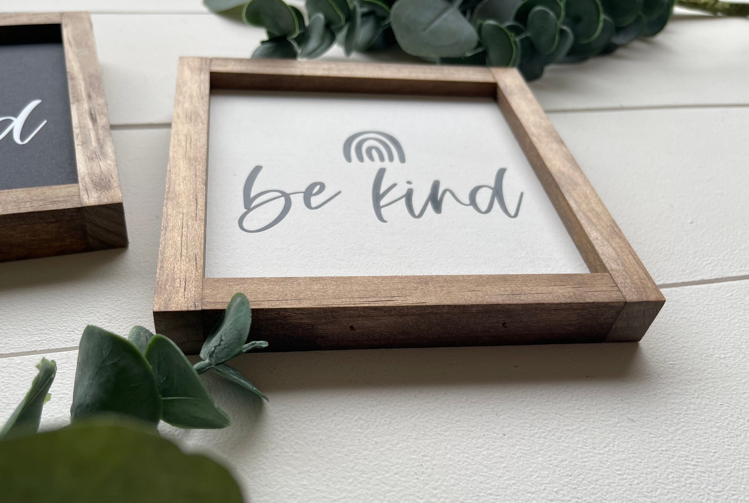 Be Kind Sign / Wooden Sign /rainbow Sign - Etsy
