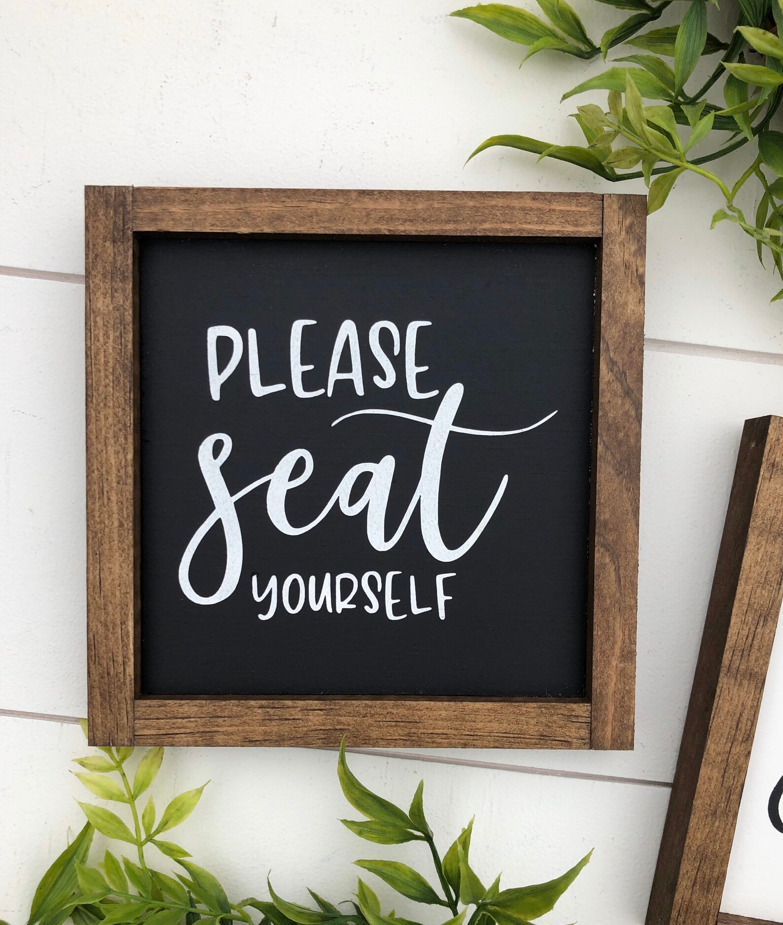 Please Seat Yourself Sign / Bathroom Decor | Etsy
