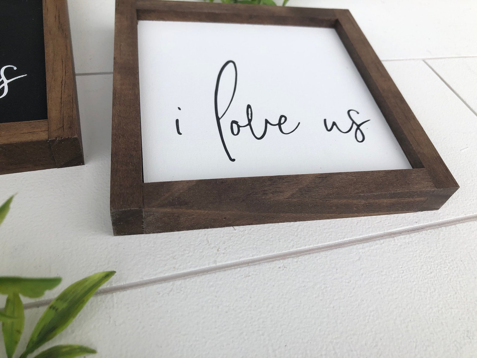 I Love Us Sign / Wooden Sign | Etsy
