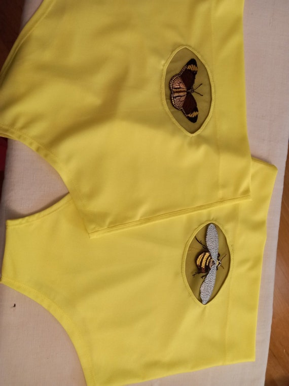 Pole Dance Shorts Yellow Twerk Shorts Pole Dance Costume Etsy