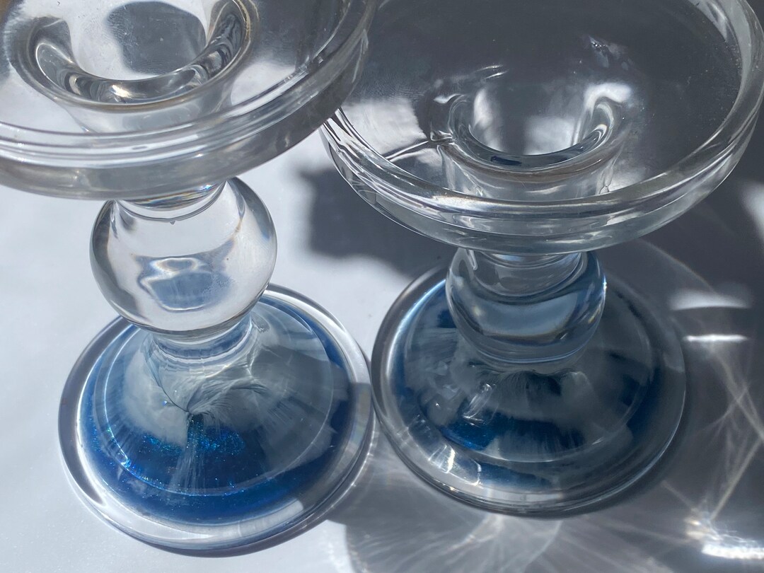 Resin Art/candle Holder/ocean Art/pillar Candle/taper Candle/coastal