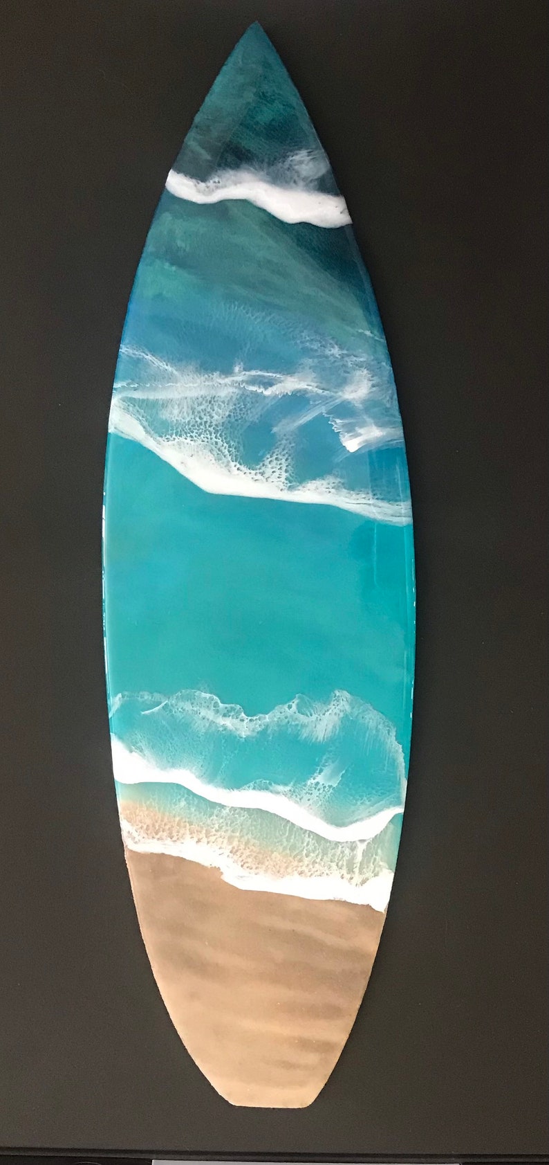 Resin Surfboard Art/Resin Wall Art/Resin Board/Resin Art/Epoxy Etsy