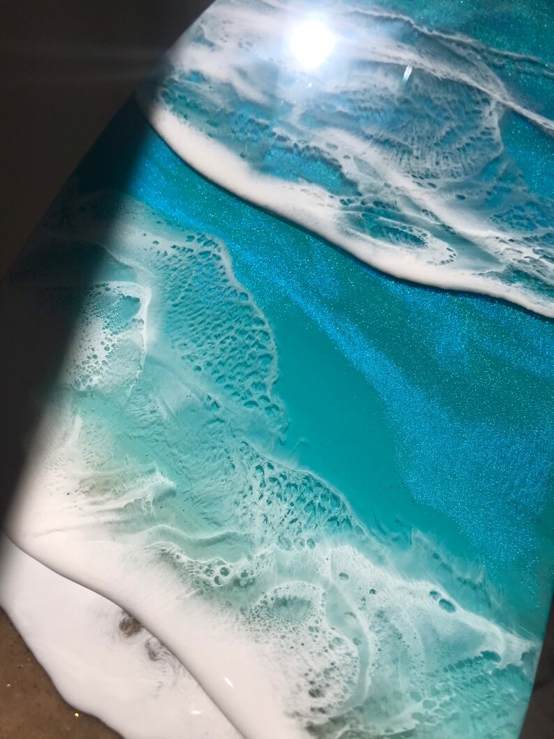 Resin 22 Surfboard Art/resin Wall Art/resin Board/resin Etsy Australia