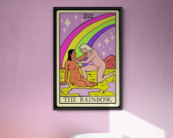 Lesbian Tarot Card Print: Sapphic Pride Art (Digital Download)