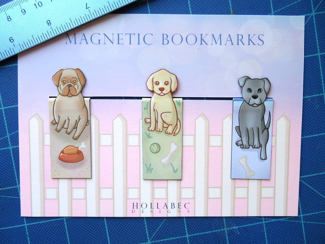 DOG BOOKMARK // 3 Pack // Super Cute Book Lovers Etsy