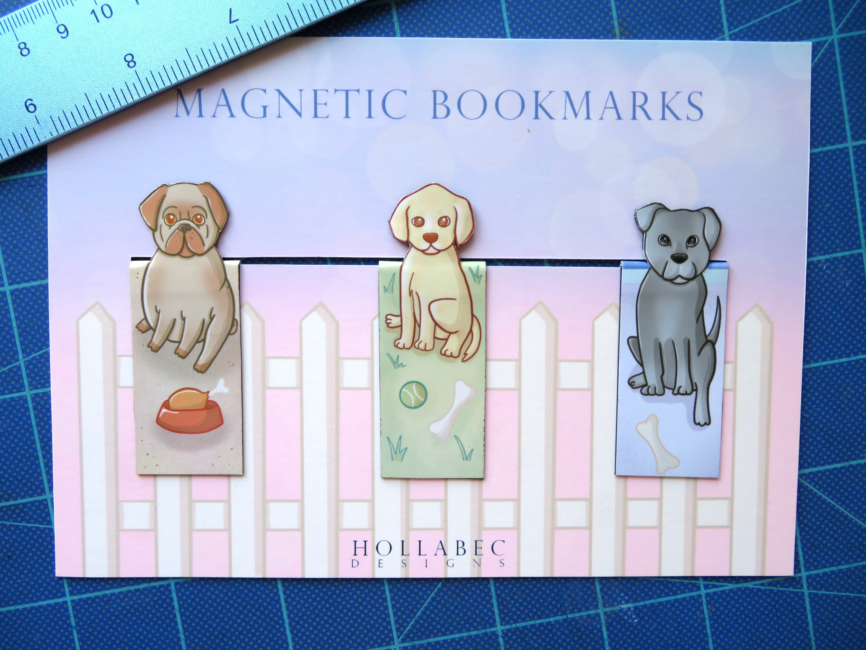 DOG BOOKMARK // 3 Pack // Super Cute Book Lovers Etsy