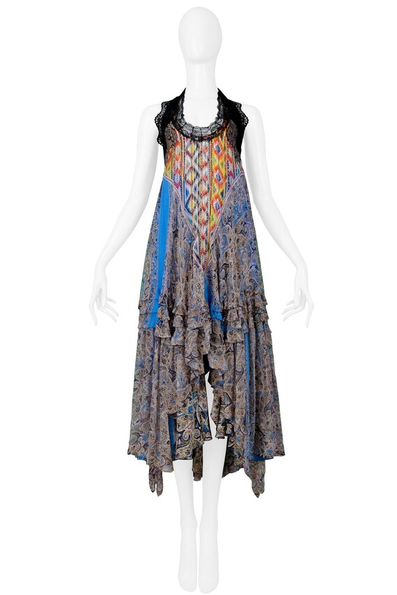 Vintage Balenciaga By Ghesquiere Multicolor Paisle
