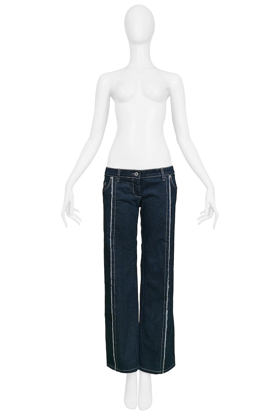 ALEXANDER MCQUEEN ICONIC bumster denim jeans 1990'