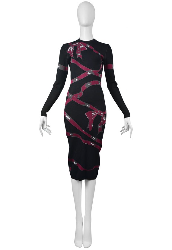 Alaia Ribbon Bow Dress 1992
